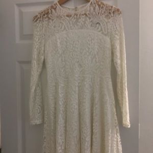 White lace dress